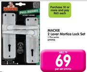 Mackie 2 Lever Mortice Lock Set-Per Set