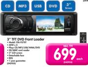 Sinotec 3" TFT DVD Front Loader STA-9378T