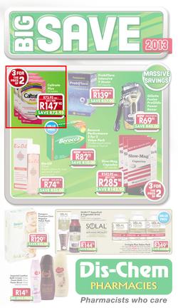 Dischem : Big Save (Until 10 Feb 2013), page 1