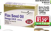 Flax Seed Oil Omega 3:6:9 1000mg-90+90's pack