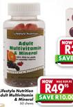 Adult Multivitamin A Mineral-60's pack