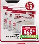 Biogen Energy Porridge-500g Each