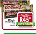 Oh Yeah! Protein Bar-3 x 45g