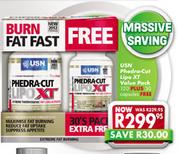 USN Phedra-Cut Lipo XT Value Pack 120 + Free 30 Capsules 