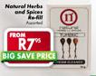 Natural Herbs & Spices Refill