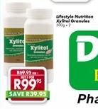 Lifestyle Nutrition Xylitol Granules-2x500g