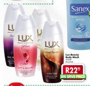 Lux Beauty Body Wash-400ml Each