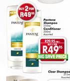 Pantene Shampoo-250ml Or Conditioner-200ml Each