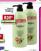 Organics Shampoo Or Conditioner-1L Each 
