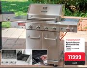Megamaster Apex 4-Burner Evolution Gas Braai 720-0958HB 
