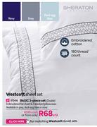 Westcott Sheet Basic 3 Piece Set (Double)