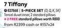 Tiffany 5 Piece Set 827868