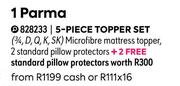 Parma 5 Piece Topper Set 828233