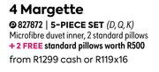 Margette 5 Piece Set (D, Q, K) 827872