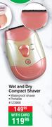 Dquip Wet & Dry Compact Shaver