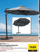 Terrace Leisure Roma Hanging Umbrella