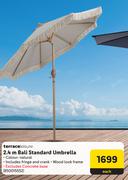 Terrace Leisure 2.4m Bali Standard Umbrella 