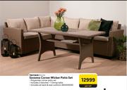 Terrace Leisure Savanna Corner Wicker Patio Set-Per Set