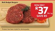 Bulk Budget Burgers-Per Kg