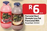 Parmalat Steri Stumpie Low Fat Flavoured Milk Assorted-350ml Each