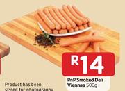 PnP Smoked Deli Viennas-500g