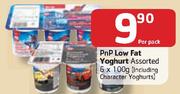 PnP Low Fat Yoghurt Assorted-6x100g