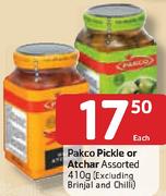 Pakco Pickle Or Atchar-410G Each