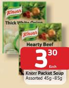 Knorr Packet Soup-45/85G Each