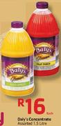 Daly's Concentrate-1.5L Each