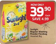 Sunlight Regular Washing Powder Flexibag Assorted-2kg
