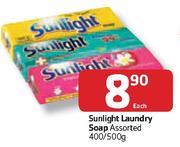 Sunlight Laundry Soap Assorted-400/500g Each