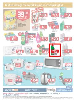 Pick n Pay KwaZulu-Natal - Festive Savings On All Your Holiday Basics ( 17 Dec - 29 Dec 2013 ), page 4