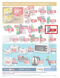 Pick n Pay KwaZulu-Natal - Festive Savings On All Your Holiday Basics ( 17 Dec - 29 Dec 2013 ), page 4