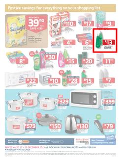 Pick n Pay KwaZulu-Natal - Festive Savings On All Your Holiday Basics ( 17 Dec - 29 Dec 2013 ), page 4