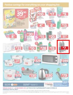 Pick n Pay KwaZulu-Natal - Festive Savings On All Your Holiday Basics ( 17 Dec - 29 Dec 2013 ), page 4