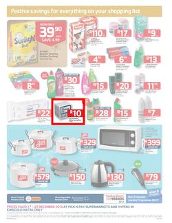Pick n Pay KwaZulu-Natal - Festive Savings On All Your Holiday Basics ( 17 Dec - 29 Dec 2013 ), page 4