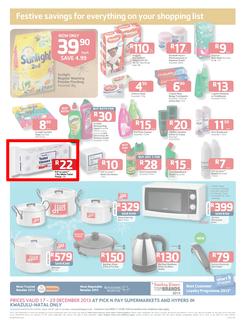 Pick n Pay KwaZulu-Natal - Festive Savings On All Your Holiday Basics ( 17 Dec - 29 Dec 2013 ), page 4
