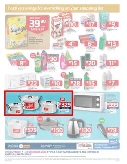 Pick n Pay KwaZulu-Natal - Festive Savings On All Your Holiday Basics ( 17 Dec - 29 Dec 2013 ), page 4