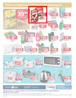 Pick n Pay KwaZulu-Natal - Festive Savings On All Your Holiday Basics ( 17 Dec - 29 Dec 2013 ), page 4