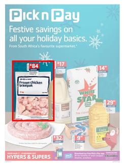 Pick n Pay Western Cape : Festive savings on your holiday basics (17 Dec - 29 Dec 2013), page 1