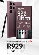 Samsung Galaxy S22 Ultra 5G-On 1GB Red Core More Data