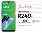 Oppo A16S 4G-On 1GB Red Core More Data Top Up