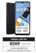 Samsung Galaxy A33 5G-On 1GB Red Core More Data