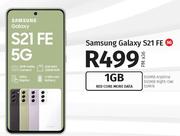 Samsung Galaxy S21 FE 5G-On 1GB Red Core More Data