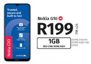 Nokia G10 4G-On 1GB Red Core More Data