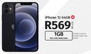 Apple iPhone 12 64GB 5G-On 1GB Red Core More Data