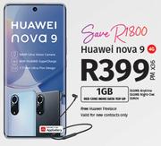 Huawei Nova 9 4G-On 1GB Red Core More Data Top Up