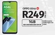 Oppo A54s 4G-On 1GB Red Core More Data Top Up
