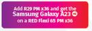 Samsung Galaxy A23 4G-On Red Flexi 65