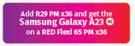Samsung Galaxy A23-On Red Flexi 65